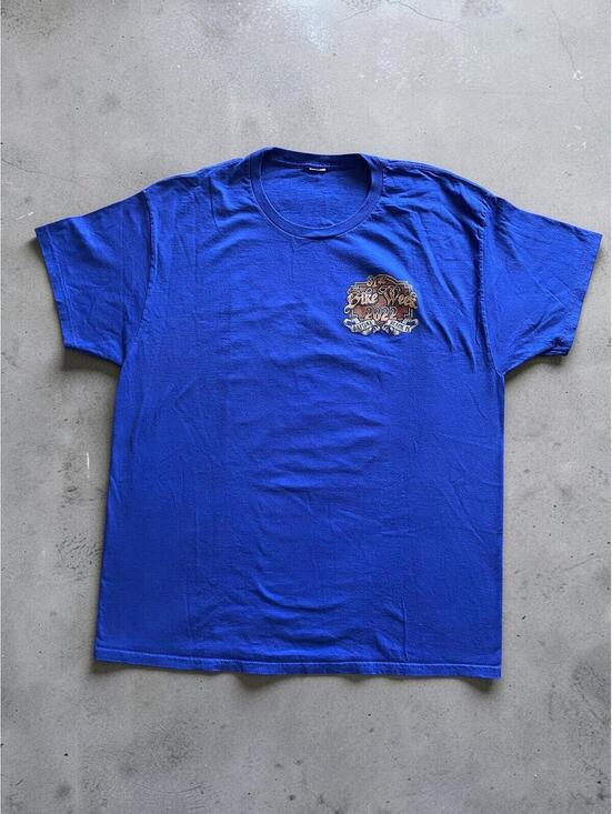 Other - Men T-Shirt XL Regular Fit Blue Cotton 81st Daytona Bike Week 2022 Motorcycle